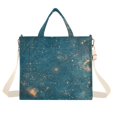 thumbnail image 1 of FORMRS Womens Corduroy Tote Bag Crossbody Shoulder Handbag with Pocket, Star Map, 1 of 7