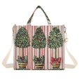 thumbnail image 1 of FORMRS Womens Corduroy Tote Bag Crossbody Shoulder Handbag with Pocket, Stripes Trees, 1 of 7