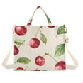 thumbnail image 1 of FORMRS Womens Corduroy Tote Bag Crossbody Shoulder Handbag with Pocket, Watercolor Cherry, 1 of 7