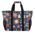 thumbnail image 1 of FORMRS Tote Bag for Women Large Capacity Canvas Travel Foldable Carry On Shopping Handbag, Christmas Splendor, 1 of 8