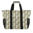 thumbnail image 1 of FORMRS Tote Bag for Women Large Capacity Canvas Travel Foldable Carry On Shopping Handbag, Olive Green Flowers, 1 of 8