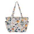 thumbnail image 1 of FORMRS Tote Bag for Women Quilted Large Capacity Travel Work Carry On Shoulder Handbag, Acorn Leaves Pattern, 1 of 7