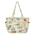 thumbnail image 1 of FORMRS Tote Bag for Women Quilted Large Capacity Travel Work Carry On Shoulder Handbag, Birds with Strawberries, 1 of 7