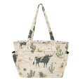 thumbnail image 1 of FORMRS Tote Bag for Women Quilted Large Capacity Travel Work Carry On Shoulder Handbag, Cowboy Pattern, 1 of 7
