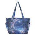 thumbnail image 1 of FORMRS Tote Bag for Women Quilted Large Capacity Travel Work Carry On Shoulder Handbag, Crystal Ball, 1 of 7