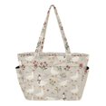 thumbnail image 1 of FORMRS Tote Bag for Women Quilted Large Capacity Travel Work Carry On Shoulder Handbag, Gray Cartoon Goose Pattern, 1 of 7