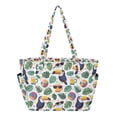 thumbnail image 1 of FORMRS Tote Bag for Women Quilted Large Capacity Travel Work Carry On Shoulder Handbag, Vibrant Toucans Pattern, 1 of 7