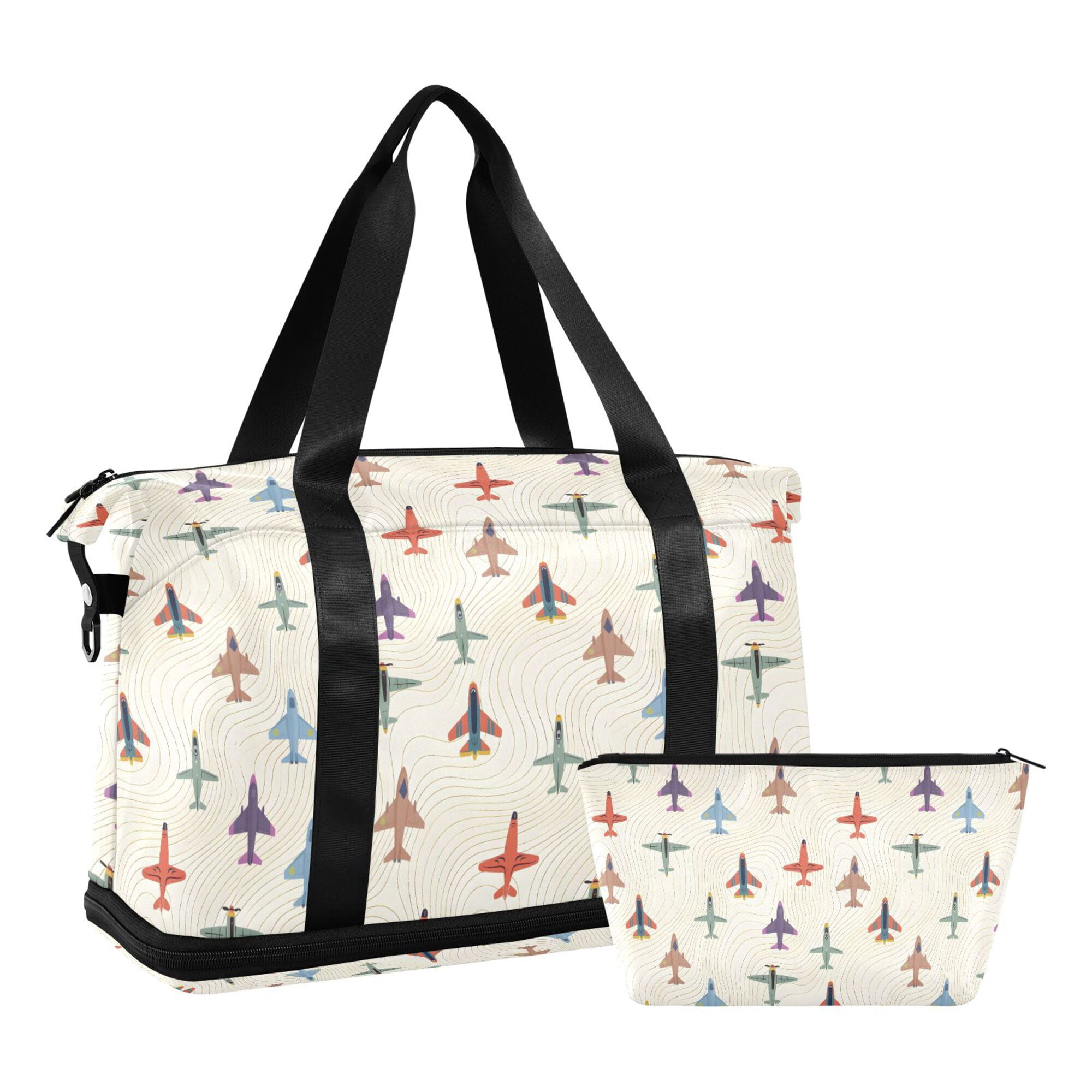 FORMRS Travel Duffel Bag with Shoes Compartment Expandable Carry-on ...