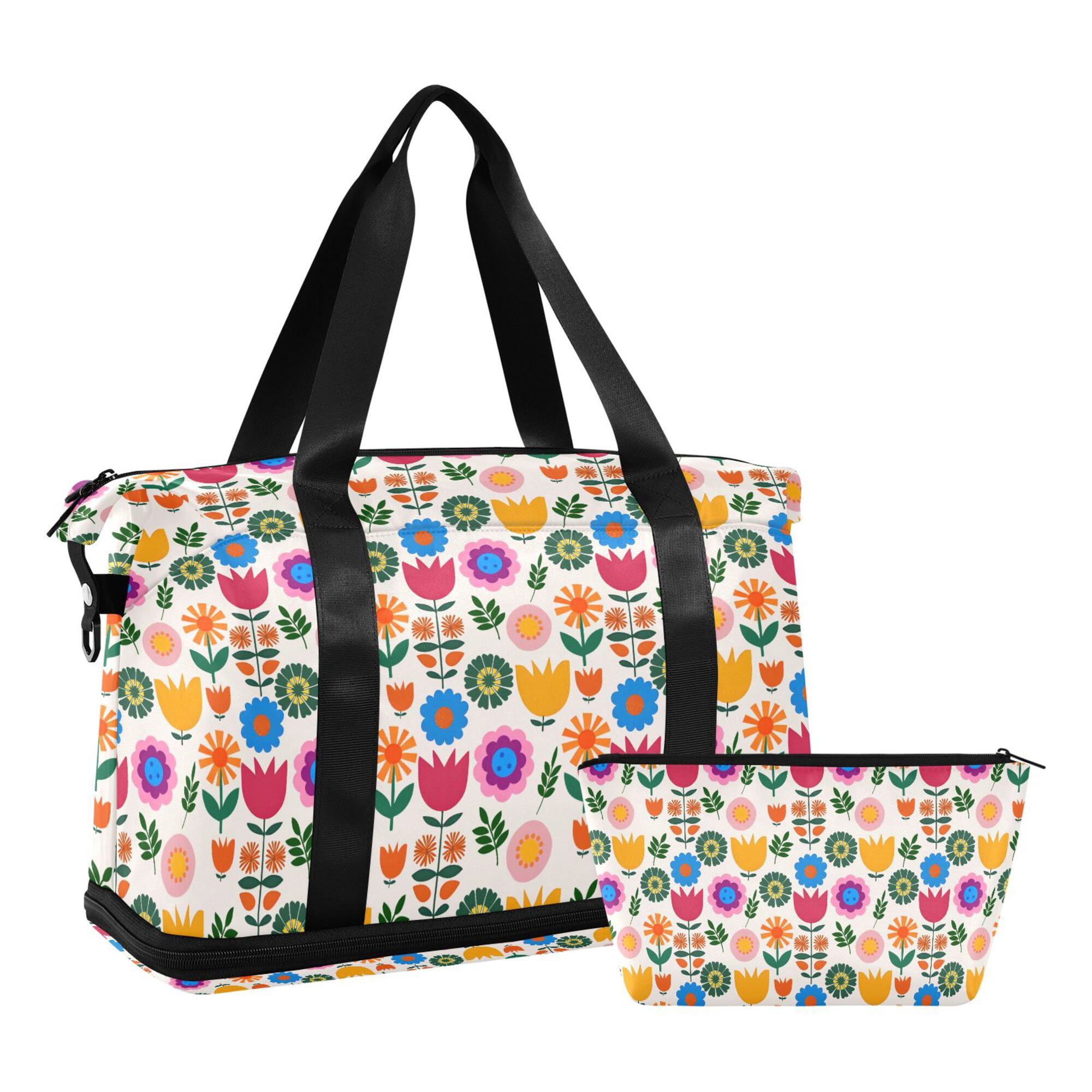 FORMRS Travel Duffel Bag with Shoes Compartment Expandable Carry-on ...