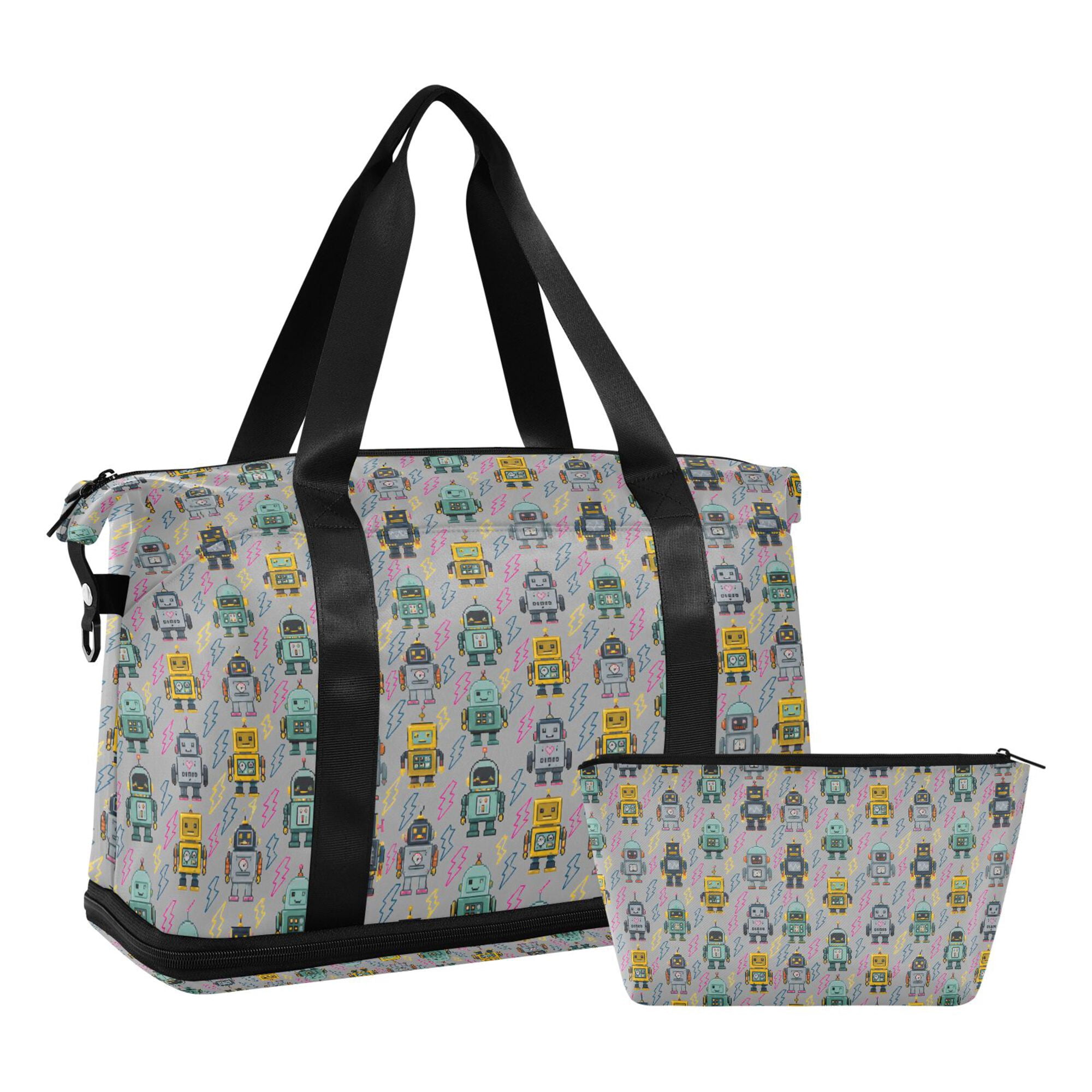 FORMRS Travel Duffel Bag with Shoes Compartment Expandable Carry-on ...