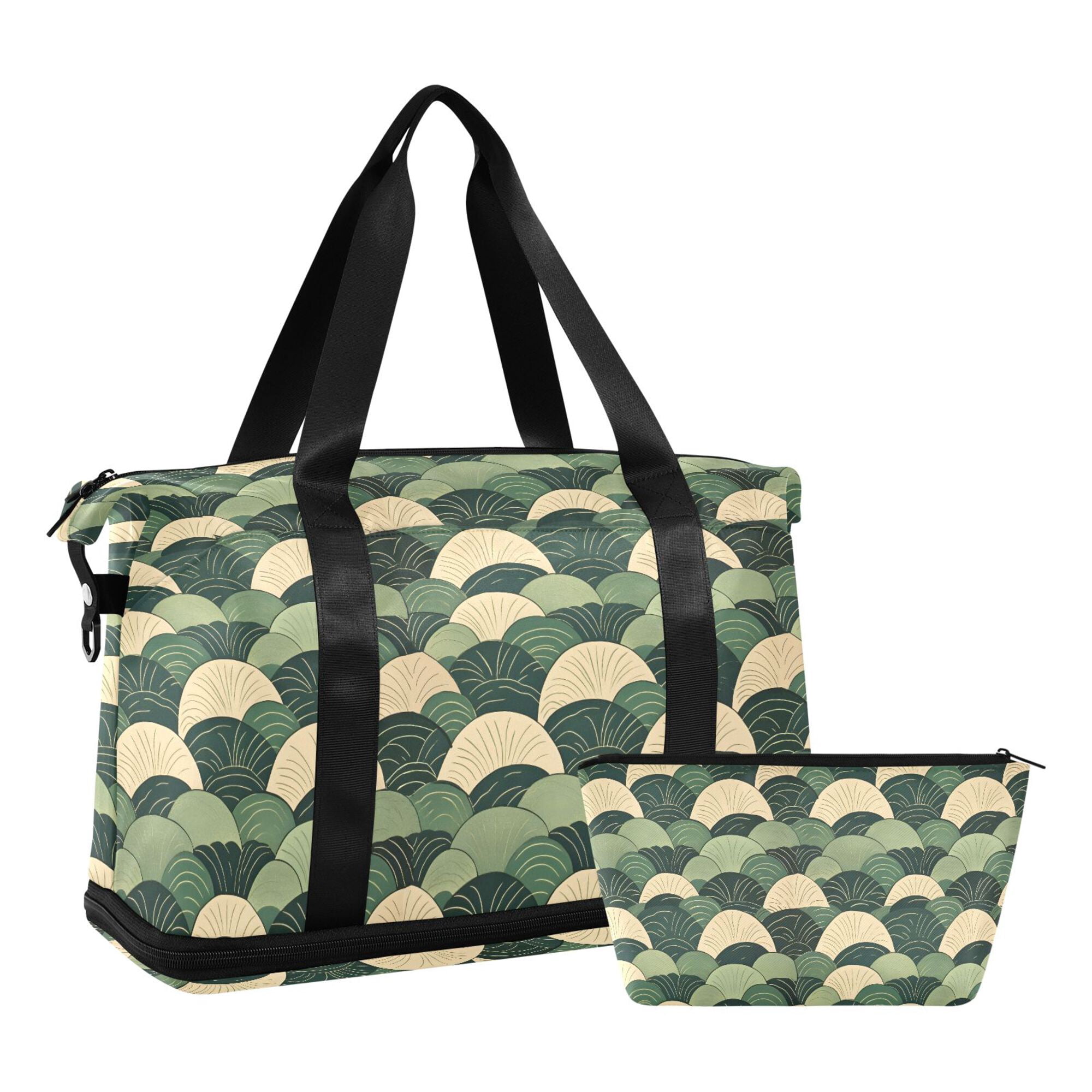 FORMRS Travel Duffel Bag with Shoes Compartment Expandable Carry-on ...