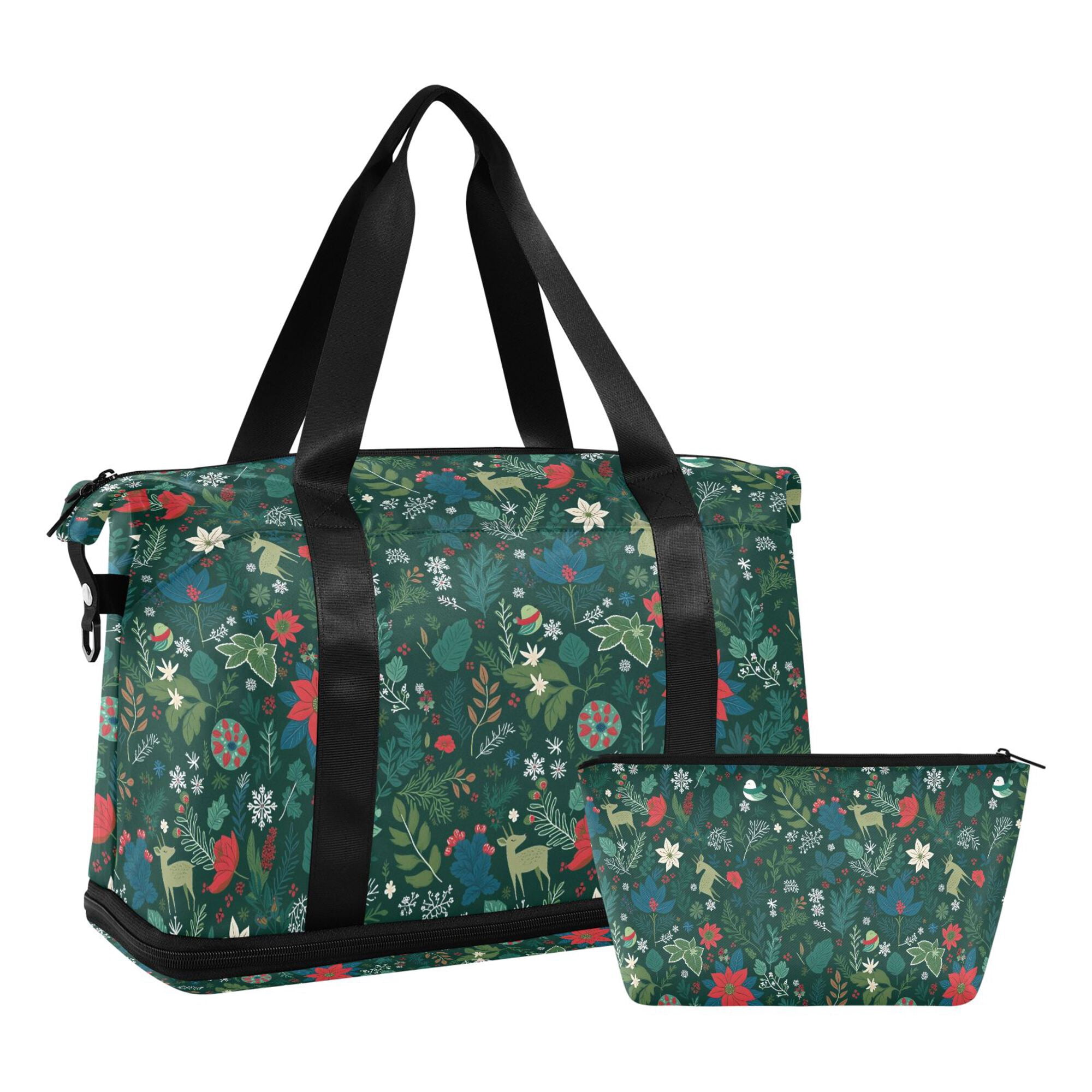 FORMRS Travel Duffel Bag with Shoes Compartment Expandable Carry-on ...