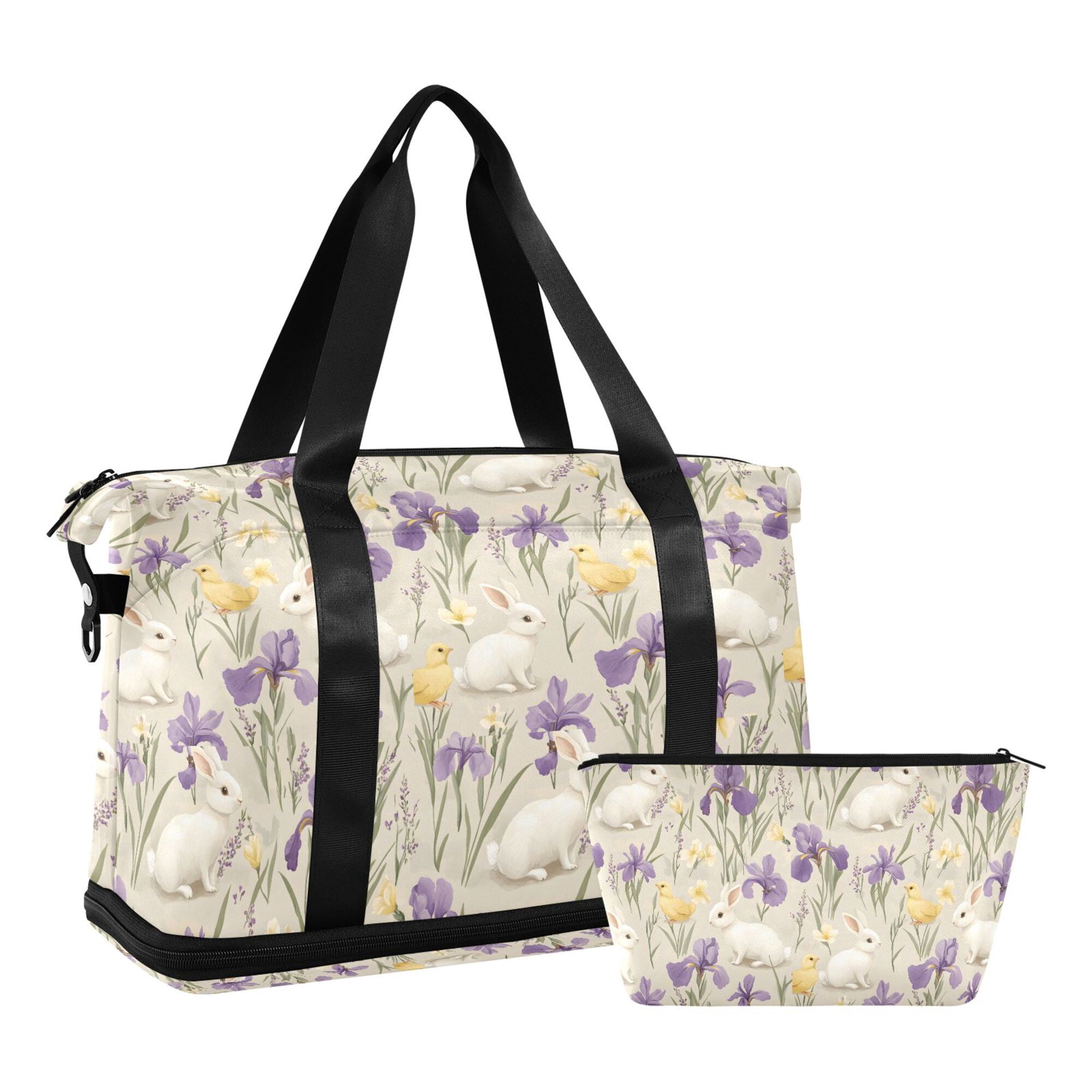 FORMRS Travel Duffel Bag with Shoes Compartment Expandable Carry-on ...