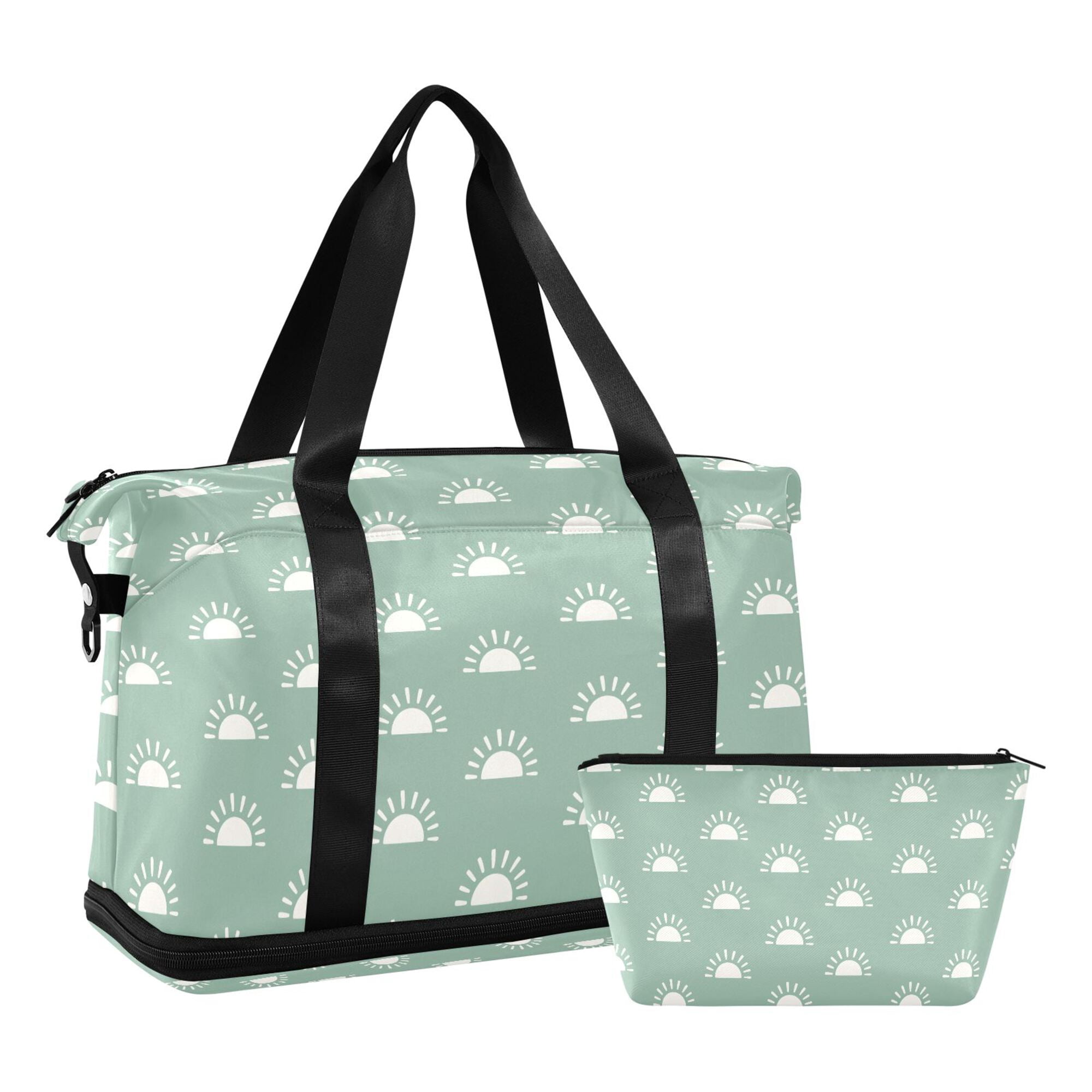 FORMRS Travel Duffel Bag with Shoes Compartment Expandable Carry-on ...