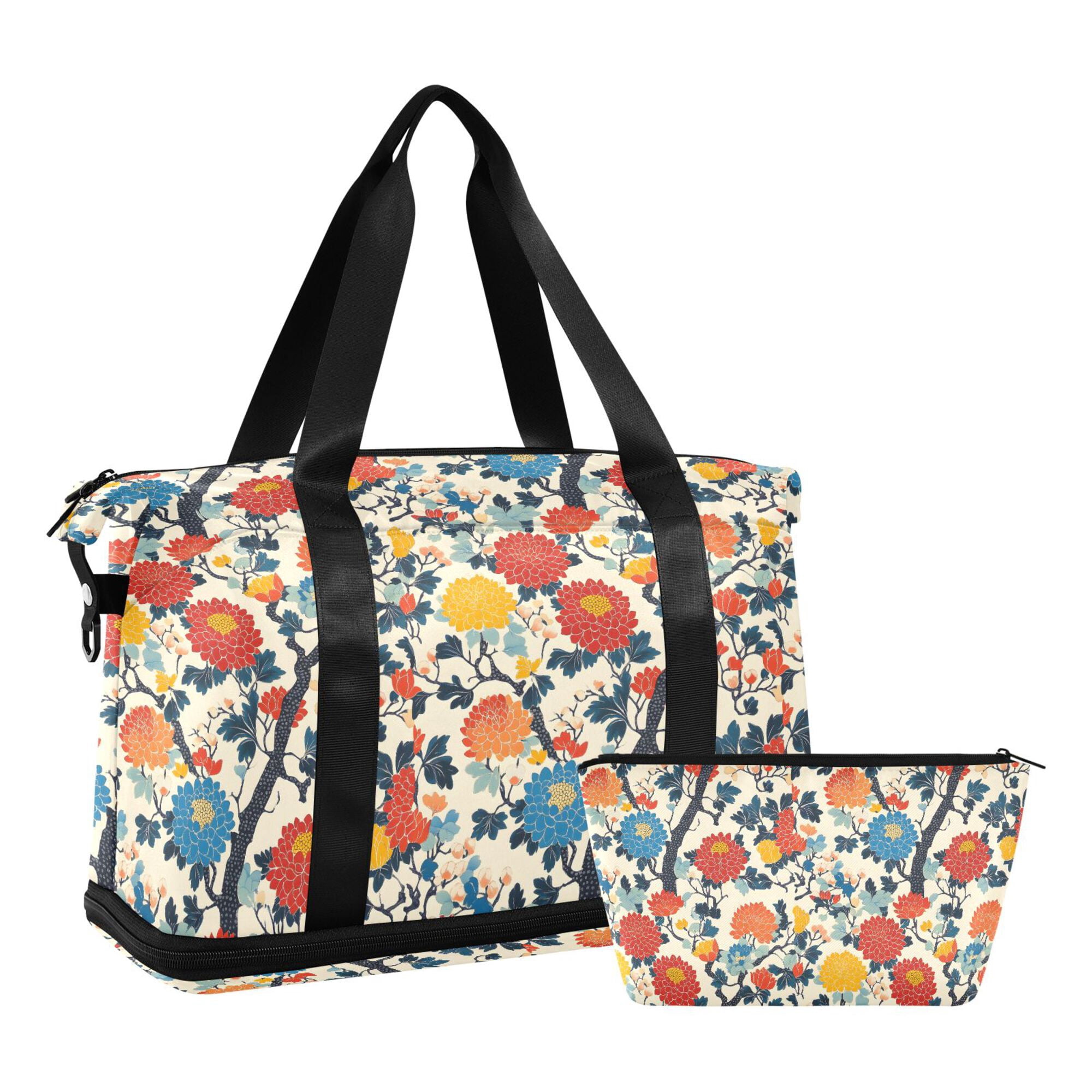 FORMRS Travel Duffel Bag with Shoes Compartment Expandable Carry-on ...