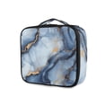 thumbnail image 1 of FORMRS Travel Makeup Bag Large Capacity Train Case Cosmetic Organizer with Adjustable Dividers, Abstract Marble Pattern, 1 of 8