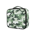 thumbnail image 1 of FORMRS Travel Makeup Bag Large Capacity Train Case Cosmetic Organizer with Adjustable Dividers, Army Green Camouflage Pattern, 1 of 8