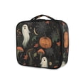 thumbnail image 1 of FORMRS Travel Makeup Bag Large Capacity Train Case Cosmetic Organizer with Adjustable Dividers, Autumn Ghost Pattern, 1 of 8