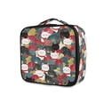 thumbnail image 1 of FORMRS Travel Makeup Bag Large Capacity Train Case Cosmetic Organizer with Adjustable Dividers, Black Lucky Cat, 1 of 8