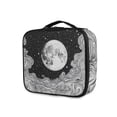 thumbnail image 1 of FORMRS Travel Makeup Bag Large Capacity Train Case Cosmetic Organizer with Adjustable Dividers, Black Moon, 1 of 8
