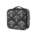 thumbnail image 1 of FORMRS Travel Makeup Bag Large Capacity Train Case Cosmetic Organizer with Adjustable Dividers, Blue Art Pattern, 1 of 8