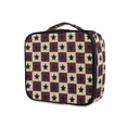 thumbnail image 1 of FORMRS Travel Makeup Bag Large Capacity Train Case Cosmetic Organizer with Adjustable Dividers, Checkered Stars Pattern, 1 of 8