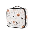 thumbnail image 1 of FORMRS Travel Makeup Bag Large Capacity Train Case Cosmetic Organizer with Adjustable Dividers, Ghost Design, 1 of 8