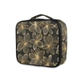 thumbnail image 1 of FORMRS Travel Makeup Bag Large Capacity Train Case Cosmetic Organizer with Adjustable Dividers, Golden Elegance, 1 of 8