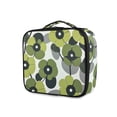 thumbnail image 1 of FORMRS Travel Makeup Bag Large Capacity Train Case Cosmetic Organizer with Adjustable Dividers, Gray Floral, 1 of 8