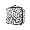 thumbnail image 1 of FORMRS Travel Makeup Bag Large Capacity Train Case Cosmetic Organizer with Adjustable Dividers, Gray Leopard Pattern, 1 of 8