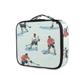 thumbnail image 1 of FORMRS Travel Makeup Bag Large Capacity Train Case Cosmetic Organizer with Adjustable Dividers, Ice Play, 1 of 8