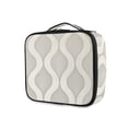 thumbnail image 1 of FORMRS Travel Makeup Bag Large Capacity Train Case Cosmetic Organizer with Adjustable Dividers, Light Gray Pattern, 1 of 8