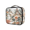thumbnail image 1 of FORMRS Travel Makeup Bag Large Capacity Train Case Cosmetic Organizer with Adjustable Dividers, Mountain Pattern, 1 of 8
