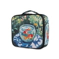 thumbnail image 1 of FORMRS Travel Makeup Bag Large Capacity Train Case Cosmetic Organizer with Adjustable Dividers, Red Goldfish, 1 of 8