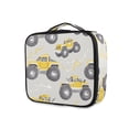 thumbnail image 1 of FORMRS Travel Makeup Bag Large Capacity Train Case Cosmetic Organizer with Adjustable Dividers, Trucks Pattern, 1 of 8