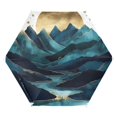 thumbnail image 1 of FORMRS Travel Umbrella Folding Auto Open Close Windproof Rain UV Protection, Blue Mountains, 1 of 8