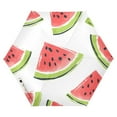 thumbnail image 1 of FORMRS Travel Umbrella Folding Auto Open Close Windproof Rain UV Protection, Cartoon Watermelon, 1 of 8