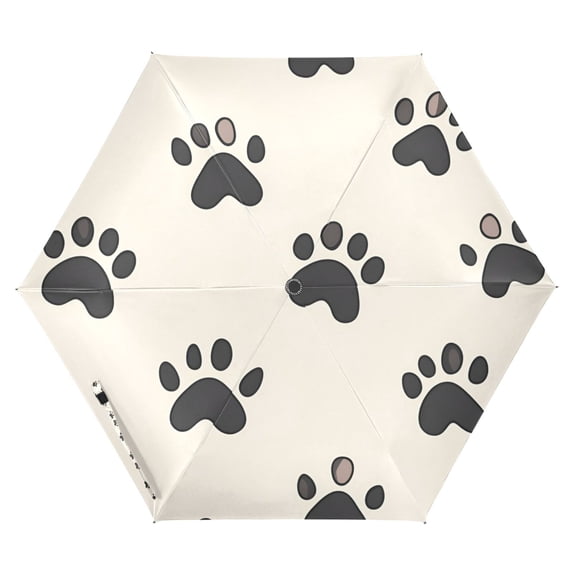 FORMRS Travel Umbrella Folding Auto Open Close Windproof Rain UV Protection, Cute Cat Paw