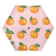 thumbnail image 1 of FORMRS Travel Umbrella Folding Auto Open Close Windproof Rain UV Protection, Cute Oranges, 1 of 8