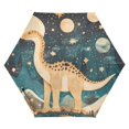 thumbnail image 1 of FORMRS Travel Umbrella Folding Auto Open Close Windproof Rain UV Protection, Dinosaur at Night, 1 of 8