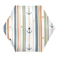 thumbnail image 1 of FORMRS Travel Umbrella Folding Auto Open Close Windproof Rain UV Protection, Nautical Pattern, 1 of 8