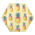 thumbnail image 1 of FORMRS Travel Umbrella Folding Auto Open Close Windproof Rain UV Protection, Pineapple Love, 1 of 8
