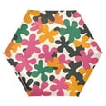 thumbnail image 1 of FORMRS Travel Umbrella Folding Auto Open Close Windproof Rain UV Protection, Pink Floral Blooms, 1 of 8