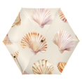 thumbnail image 1 of FORMRS Travel Umbrella Folding Auto Open Close Windproof Rain UV Protection, Pink Seashell, 1 of 8