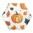 thumbnail image 1 of FORMRS Travel Umbrella Folding Auto Open Close Windproof Rain UV Protection, Pumpkins Pattern, 1 of 8