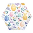 thumbnail image 1 of FORMRS Travel Umbrella Folding Auto Open Close Windproof Rain UV Protection, Purple Easter Eggs, 1 of 8