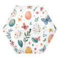 thumbnail image 1 of FORMRS Travel Umbrella Folding Auto Open Close Windproof Rain UV Protection, Red Easter Eggs, 1 of 8