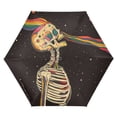 thumbnail image 1 of FORMRS Travel Umbrella Folding Auto Open Close Windproof Rain UV Protection, Skeleton Stripes, 1 of 8