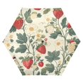 thumbnail image 1 of FORMRS Travel Umbrella Folding Auto Open Close Windproof Rain UV Protection, Small Strawberry Pattern, 1 of 8