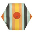 thumbnail image 1 of FORMRS Travel Umbrella Folding Auto Open Close Windproof Rain UV Protection, Stripes and Circle, 1 of 8